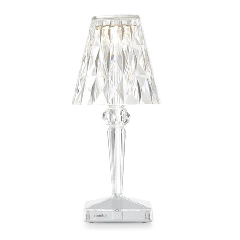 Rechargeable Crystal Table Lamp for Dining and Bedside Ambience