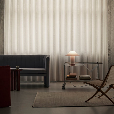 Modern Fabric Shade Table Lamp with E26 or E27 Bulb Socket and Cable Switch