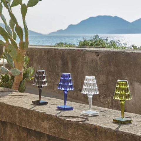 Rechargeable Crystal Table Lamp for Dining and Bedside Ambience