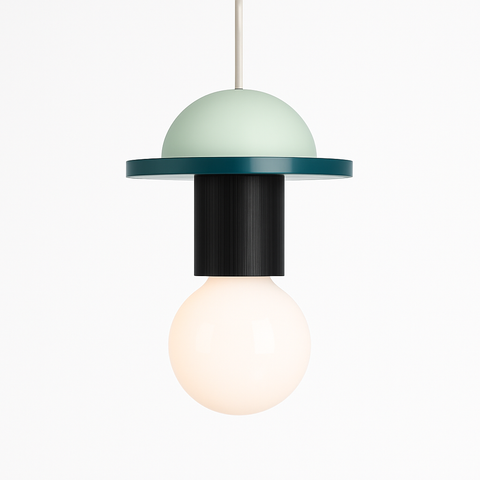 Geometric Wood Pendant Light for Kitchen and Dining Room Lighting
