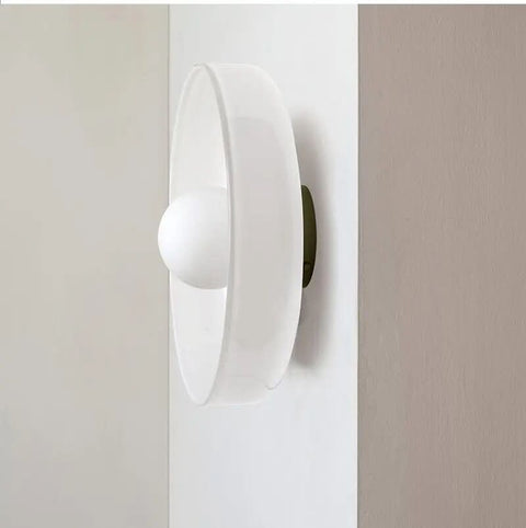 Scandinavian Glass Ceiling Light with Soft Ambient Glow for Modern Interiors