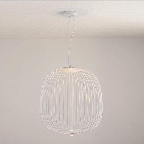 Airy Metal Cage Pendant Light for Modern Dining and Living Rooms