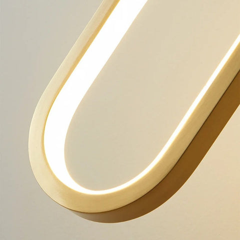 Minimalist Aluminum LED Pendant Light for Kitchen Islands and Bedsides