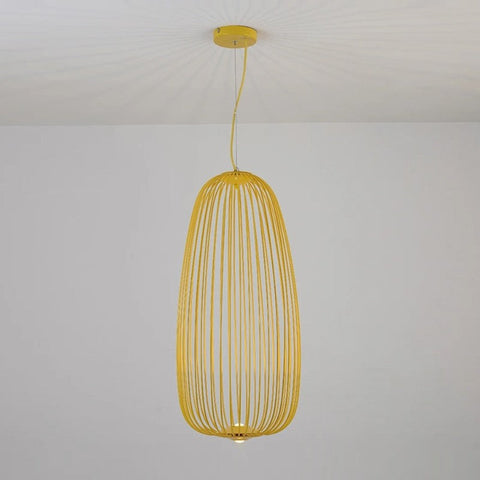 Airy Metal Cage Pendant Light for Modern Dining and Living Rooms
