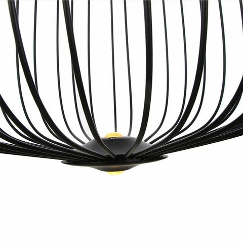 Airy Metal Cage Pendant Light for Modern Dining and Living Rooms