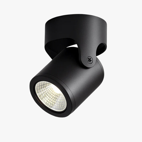Rotating Surface-Mount LED Spotlight for Focused Ceiling Lighting