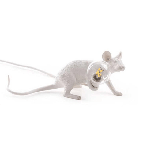 Decorative Mouse Table Lamp with Warm LED Light for Unique Home Decor