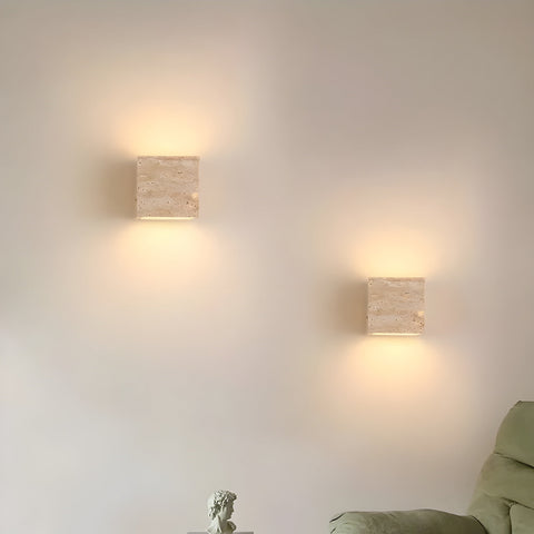 Travertine Stone LED Wall Light