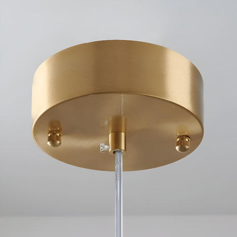 Pendant Light with Modern Glass Shade