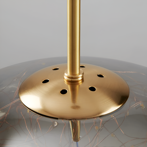 Pendant Light with Modern Glass Shade
