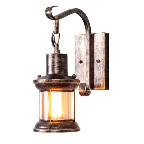 Industrial Metal Wall Sconce for Bedroom and Living Room Lighting