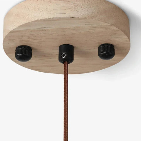 Travertine and Acrylic LED Pendant Light for Dining Room Illumination