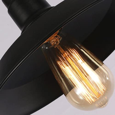 Industrial Iron Pendant Light for Dining Room and Restaurant Lighting