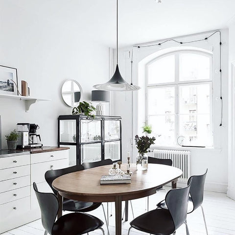 Sculptural Metal Pendant Light for Dining Room and Kitchen Lighting
