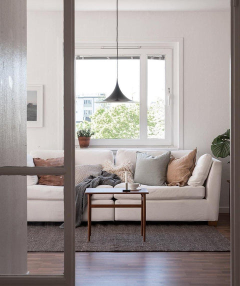 Sculptural Metal Pendant Light for Dining Room and Kitchen Lighting