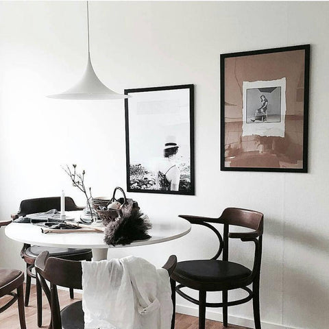 Sculptural Metal Pendant Light for Dining Room and Kitchen Lighting