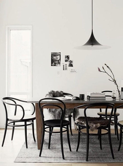Sculptural Metal Pendant Light for Dining Room and Kitchen Lighting