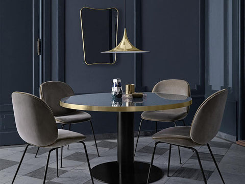 Sculptural Metal Pendant Light for Dining Room and Kitchen Lighting