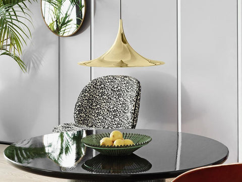 Sculptural Metal Pendant Light for Dining Room and Kitchen Lighting