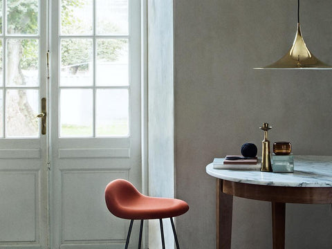 Sculptural Metal Pendant Light for Dining Room and Kitchen Lighting