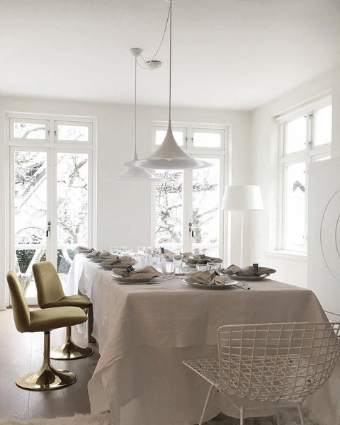 Sculptural Metal Pendant Light for Dining Room and Kitchen Lighting