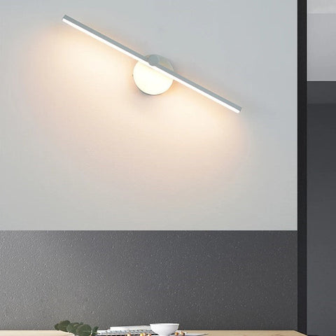 Rotating LED Tube Wall Sconce for Bedrooms, Hallways, and Bathrooms