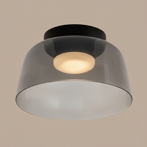 Modern Layered Glass LED Ceiling Light for Contemporary Living Spaces