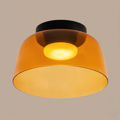 Modern Layered Glass LED Ceiling Light for Contemporary Living Spaces