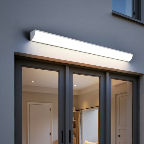 Modern Outdoor LED Wall Light with Weather-Resistant Aluminum Design