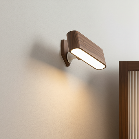 Rechargeable Magnetic Wall Light with 360° Rotation and Touch Dimming