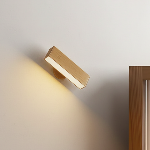 Rechargeable Magnetic Wall Light with 360° Rotation and Touch Dimming