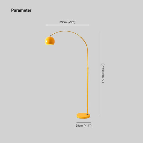 Modern Arched Floor Lamp for Living Room Reading and Ambient Light