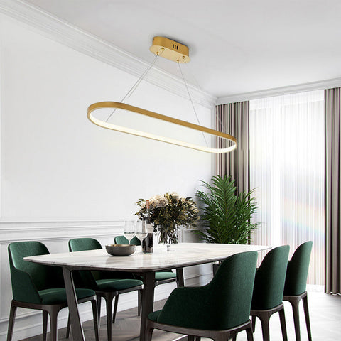 Linear LED Pendant Light for Dining Tables, Kitchen Islands, and Bars