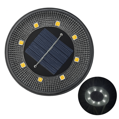 IP68 Solar LED Ground Lights for Garden Paths, Decks, and Walkways