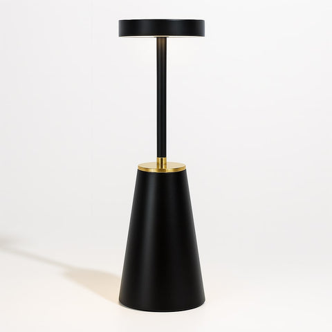 Wireless LED Table Lamp with Touch Control, Dimmable Light and USB Charging