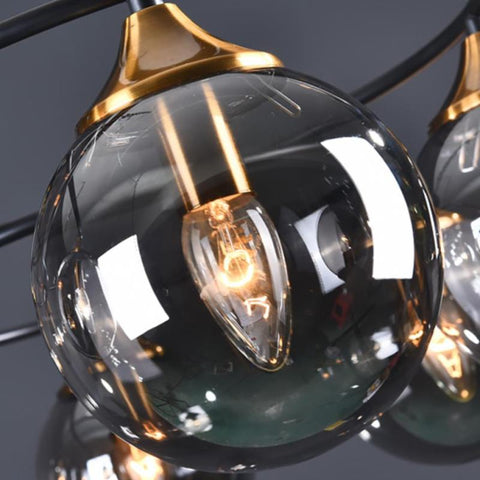Classic LED Ceiling Light with Tinted Glass Finishes