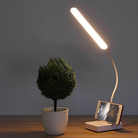 Flexible Desk Lamp with Dimmable LED and Color Options