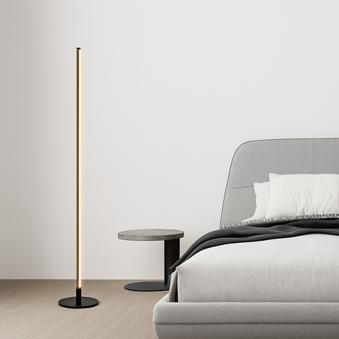 Minimalist LED Floor Lamp for Living Room and Reading Area Lighting