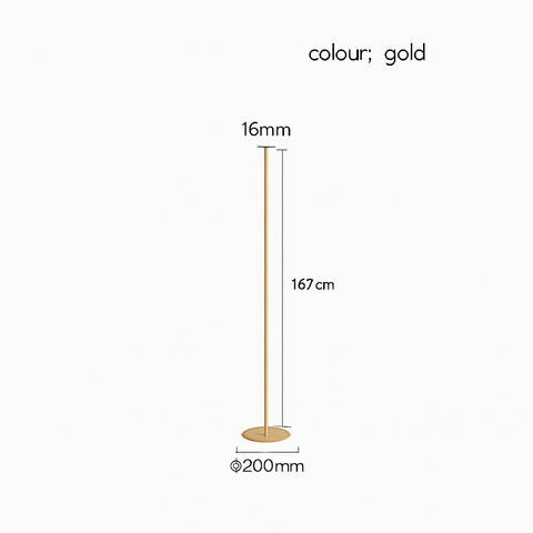 Minimalist LED Floor Lamp for Living Room and Reading Area Lighting