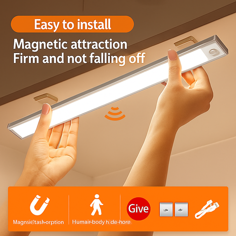 Rechargeable Motion Sensor LED Light for Closets and Cabinets for Home