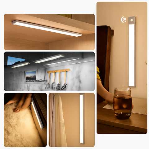 Rechargeable Motion Sensor LED Light for Closets and Cabinets for Home