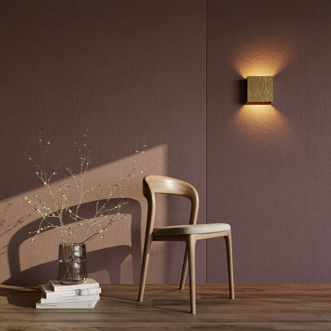 Square LED Wall Light with Up-and-Down Illumination