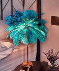 Feather Table Lamp with Color Options