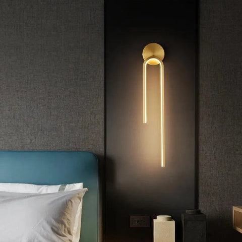 Gold or Black LED Wall Sconce