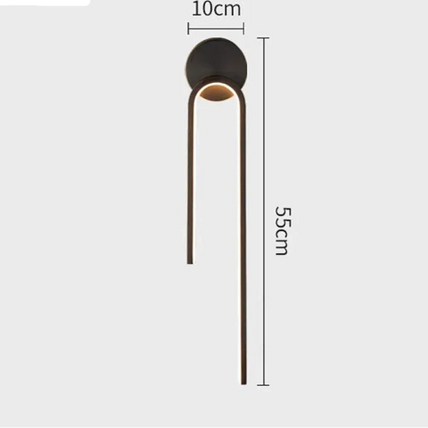 Gold or Black LED Wall Sconce