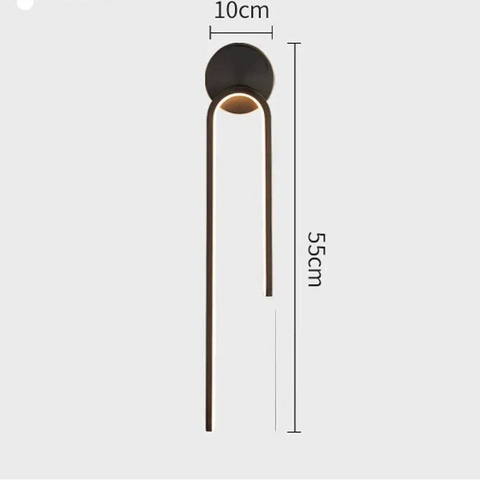 Gold or Black LED Wall Sconce