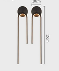Gold or Black LED Wall Sconce