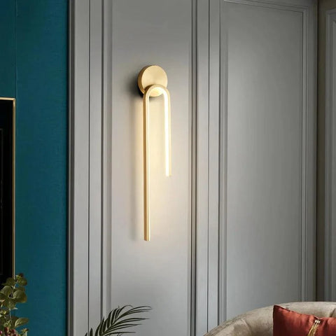 Gold or Black LED Wall Sconce
