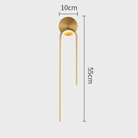 Gold or Black LED Wall Sconce
