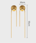 Gold or Black LED Wall Sconce